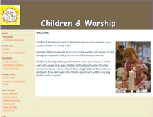 Tablet Screenshot of childrenandworship.org